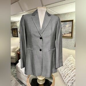 Vintage CASUAL CORNER Women's Size 2 Silver Blazer Career Jacket Business Casual